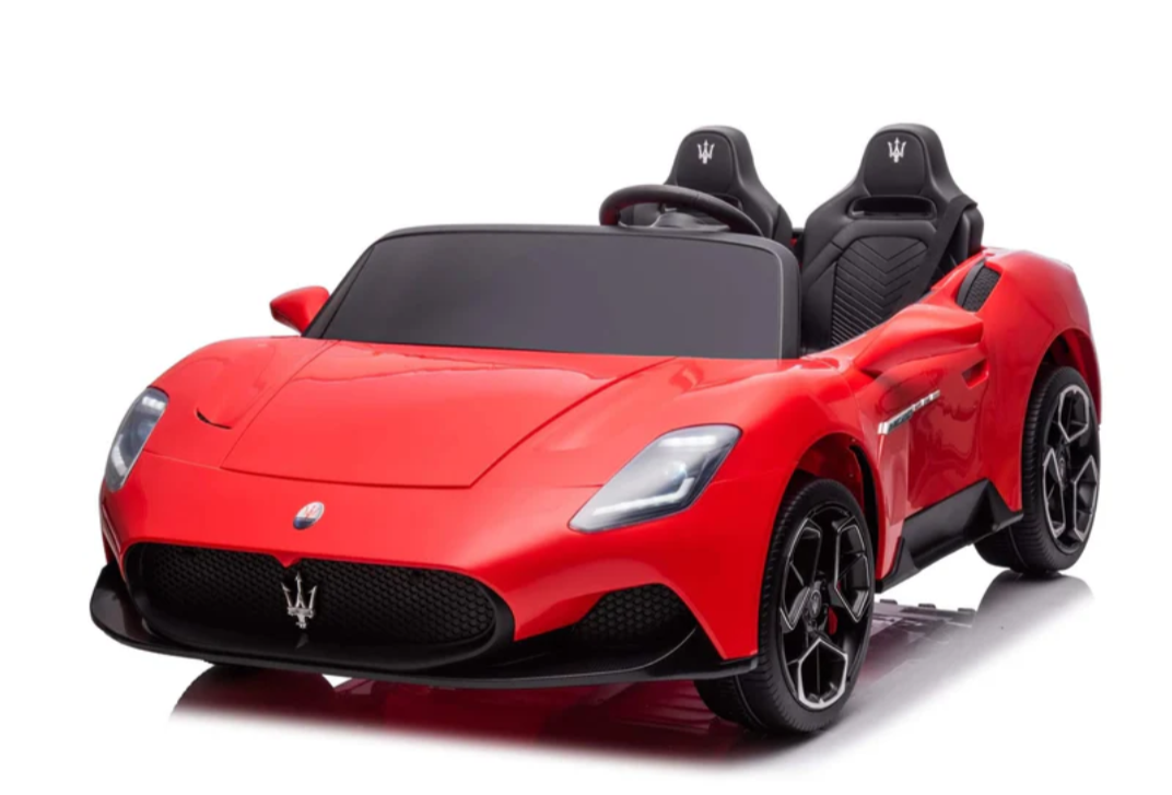 2025 24V Maserati MC20 4X4 2 Seater DELUXE Kids Ride On Car red 1