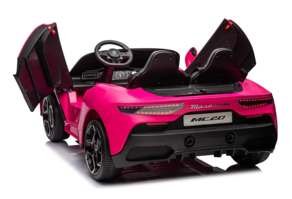 2025 24V Maserati MC20 4X4 2 Seater DELUXE Kids Ride On Car pink