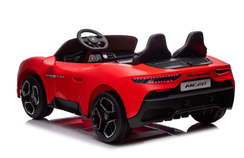 2025 24V Maserati MC20 4X4 2 Seater DELUXE Kids Ride On Car red 2
