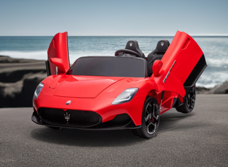 2025 24V Maserati MC20 4X4 2 Seater DELUXE Kids Ride On Car red
