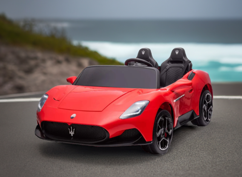 2025 24V Maserati MC20 4X4 2 Seater DELUXE Kids Ride On Car red