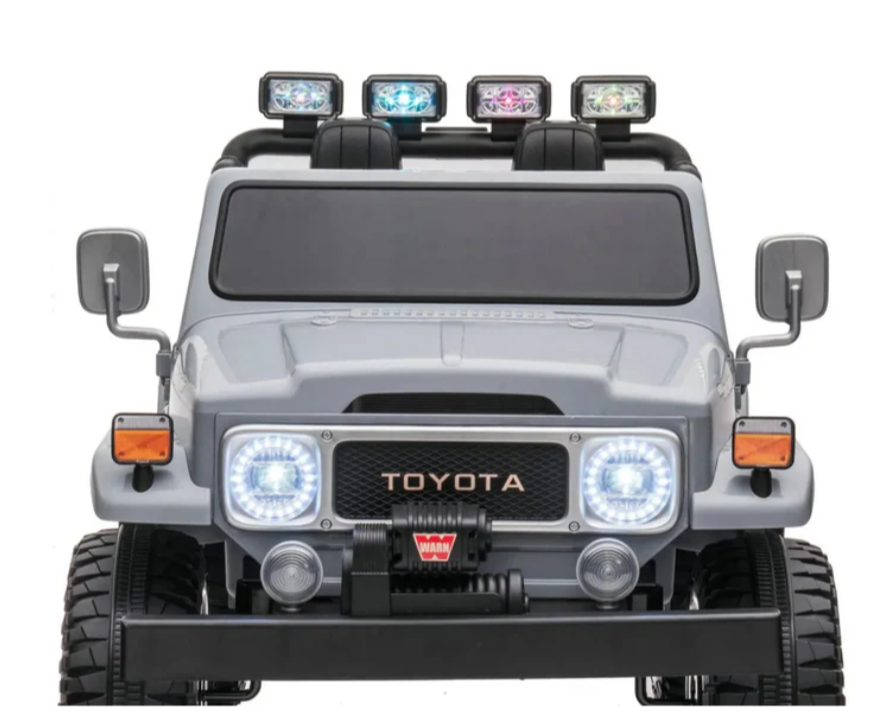 2025 24V Toyota FJ-40 2 Seater Kids Ride On Car with Remote