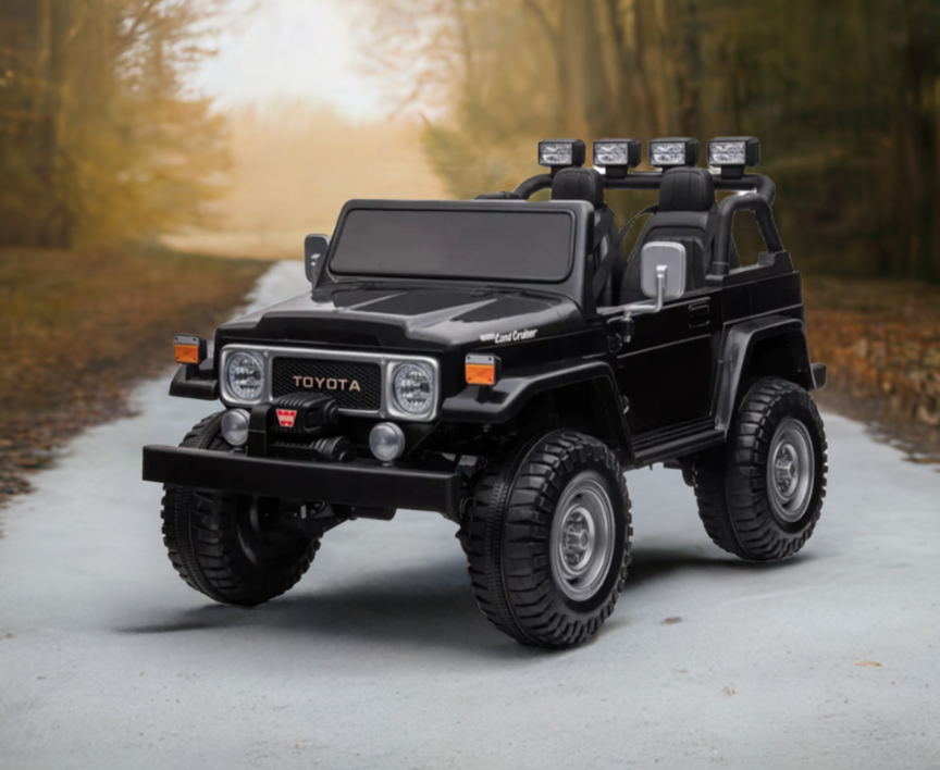 24V Toyota FJ-40 2 Seater Kids Ride On Car with Remote Control