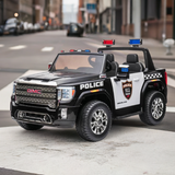 2025 UPGRADED GMC Sierra 24V 2 Seater Kids Ride On Car With Remote Control police