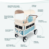 WONDERFOLD VW4 Volkswagen Stroller Wagon (Up to 4 Kids)