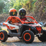 2025 2X24V CAN AM MAVERICK 4X4 2 Seater DELUXE Kids Ride On Car with Remote Control