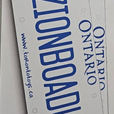 Personalized Custom License Plate for Kids Car