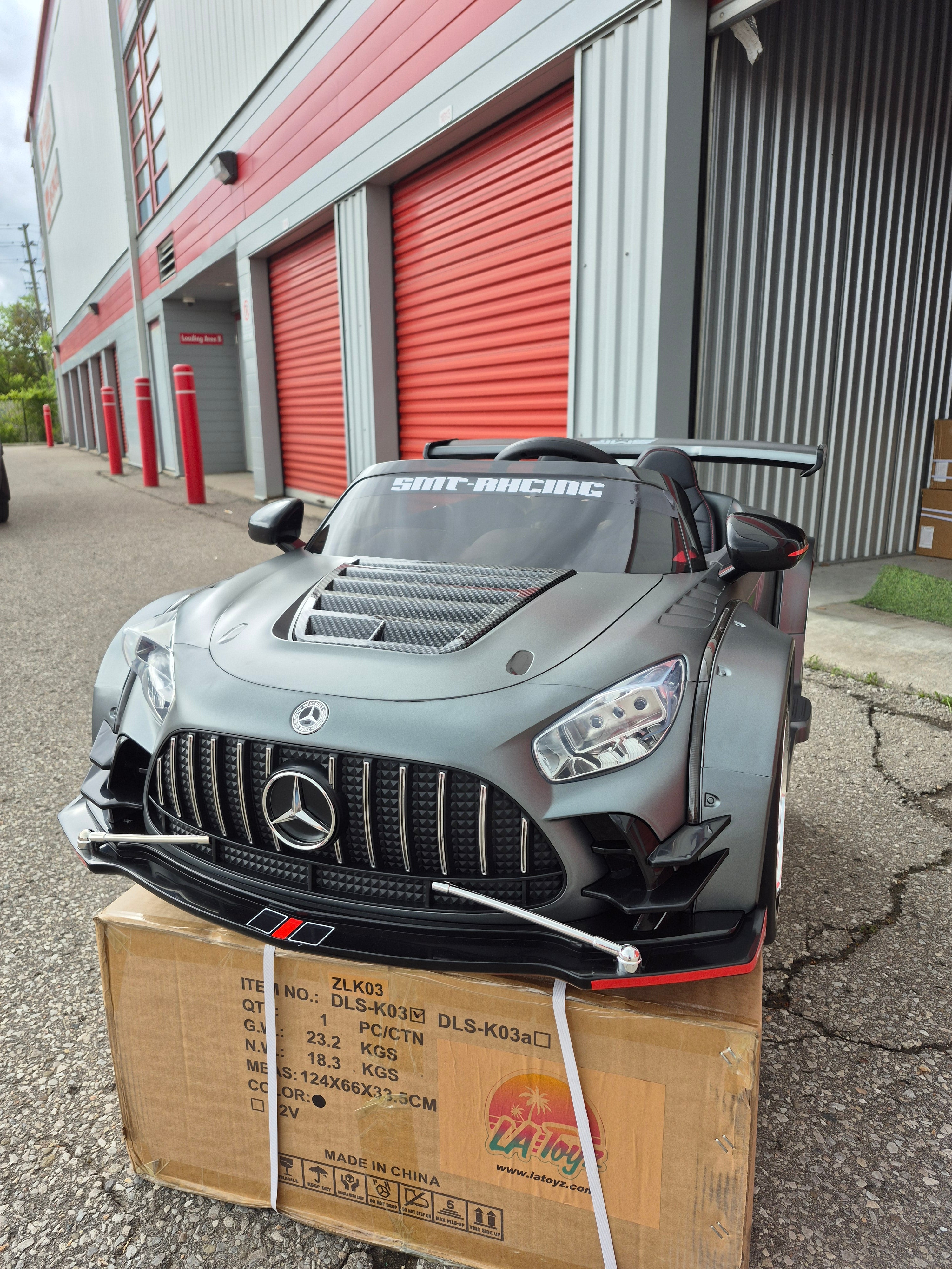 PREORDER 24V Mercedes Benz NEW 2 Seater Race Car with Remote Control