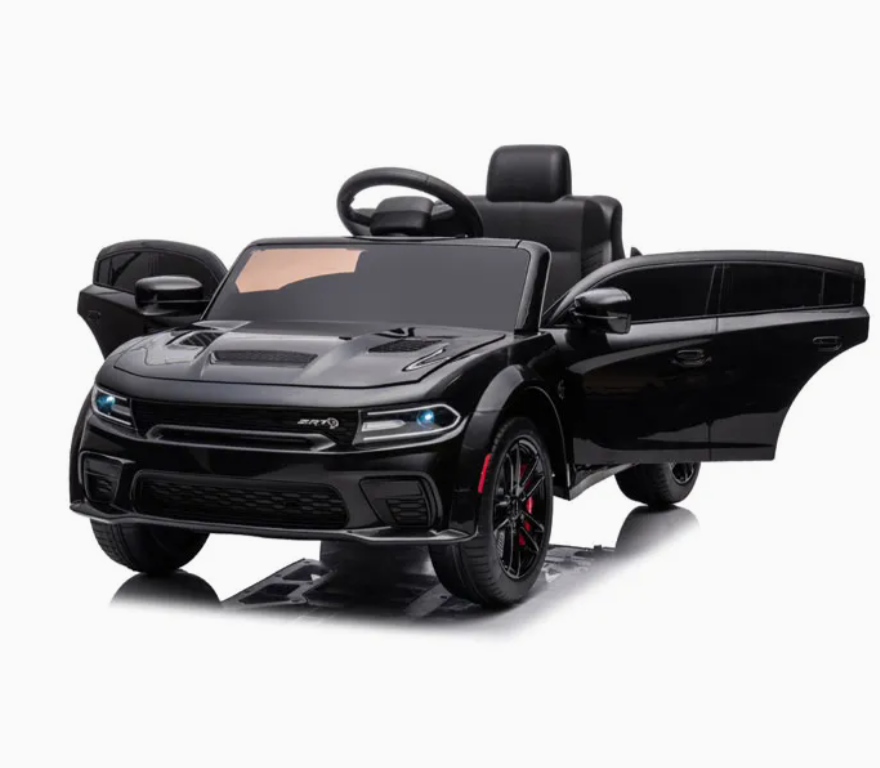 2026 Dodge Charger SRT Hellcat 12V Kids Ride On Car with Remote Control