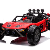 2024 24V MONSTER 2 Seater Deluxe Kids Ride On Car with Remote Control red