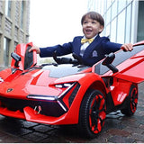 Buy 2025 Lamborghini Style 12V Kids Ride On Car With Remote Control red