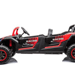 2025 24V 4 SEATER Dune Buggy 4X4 Kids Ride On Car red black