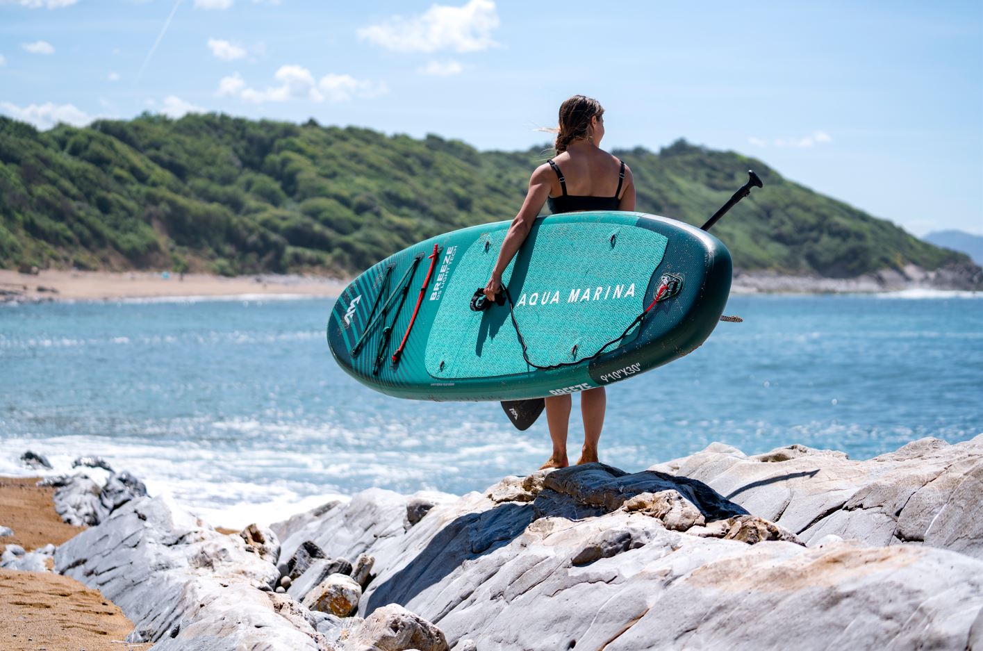 2023 Aqua Marina Breeze ISUP 9'10" GREEN