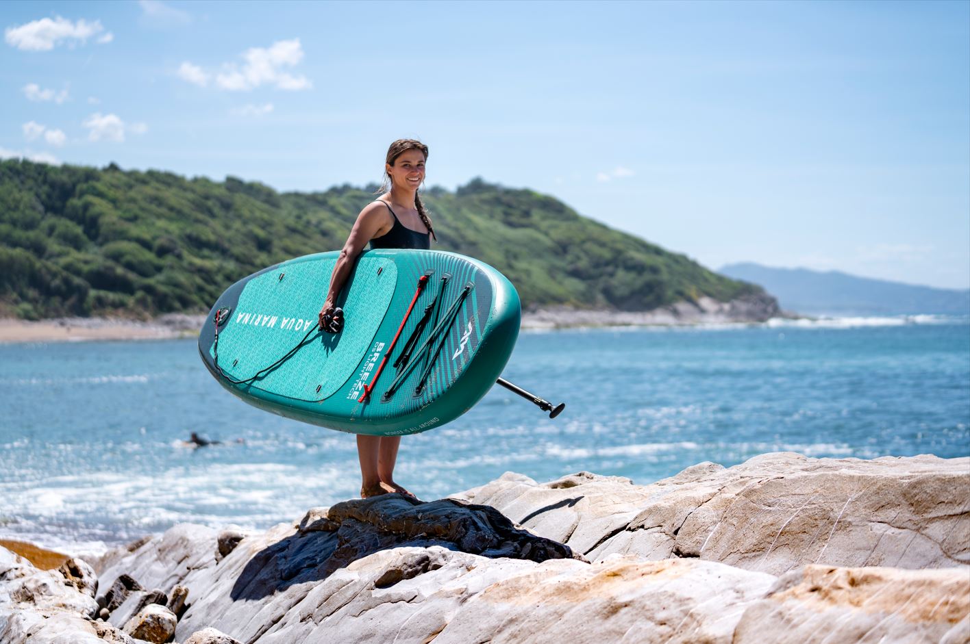 2023 Aqua Marina Breeze ISUP 9'10" GREEN