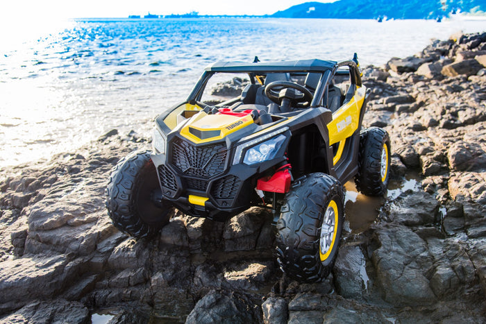 2026 24V Dune Buggy UTV 4X4 2 Seater DELUXE Kids Ride On Car with Remote Control