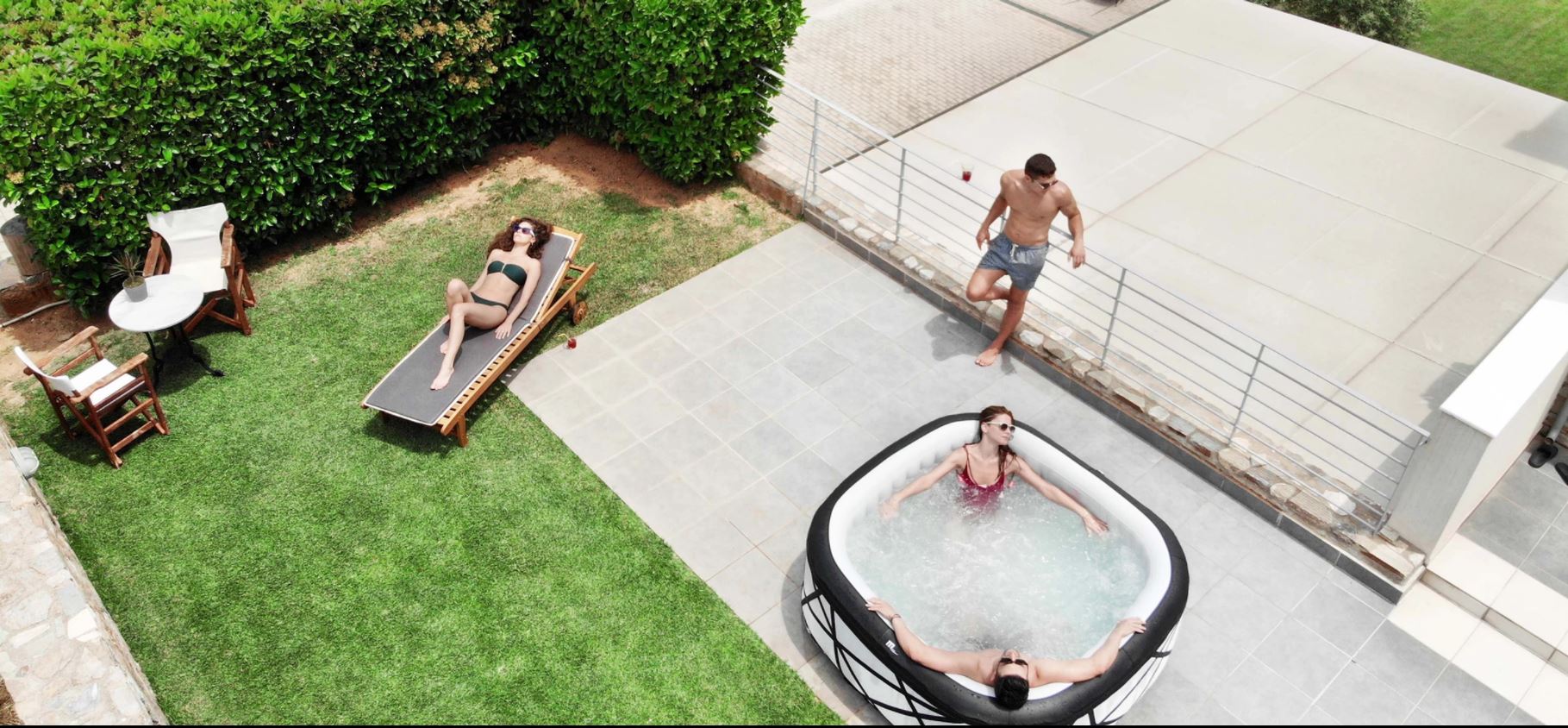 SOHO MSPA Premium Inflatable Hot Tub 6 PERSON