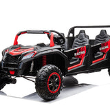 2025 24V 4 SEATER Dune Buggy 4X4 Kids Ride On Car Black red