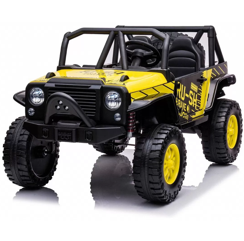 2025 24V Jeep Style RAIDER 2 Seater Kids Ride On Car Remote Control yellow