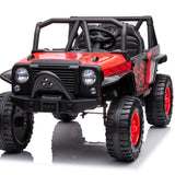 2025 24V Jeep Style RAIDER 2 Seater Kids Ride On Car Remote Control red