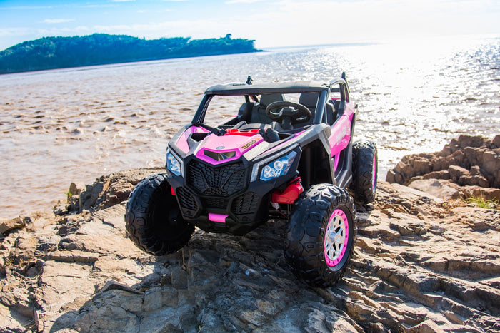 2025 24V Dune Buggy UTV 4X4 2 Seater DELUXE Kids Ride On Car best