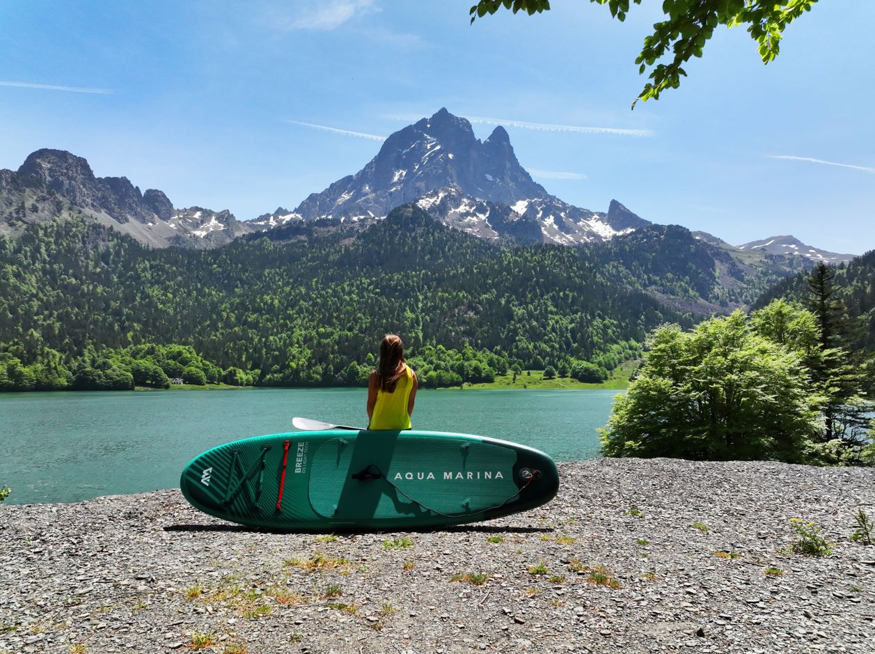 2023 Aqua Marina Breeze ISUP 9'10" GREEN