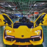 Buy 2025 Lamborghini Style 12V Kids Ride On Car With Remote Control