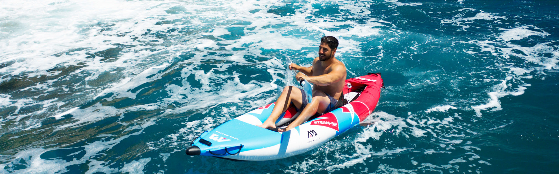 AQUA MARINA INFLATABLE KAYAK STEAM 1 PERSON ST-312