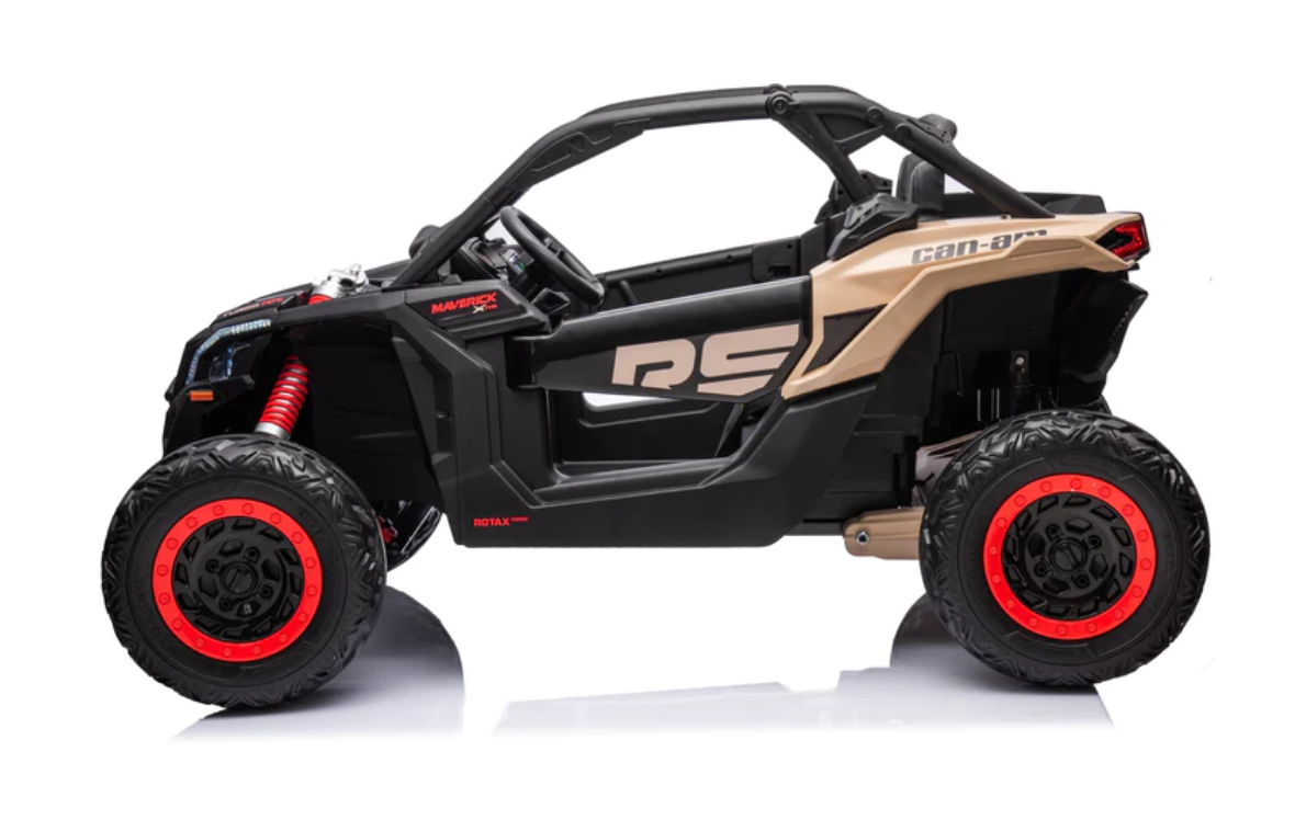 2025 2X24V CAN AM MAVERICK 4X4 2 Seater DELUXE Kids Ride On Car with Remote Control