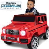 2025 Mercedes Benz G63 AMG 12V G Wagon Kids Ride On Car with Remote Control red