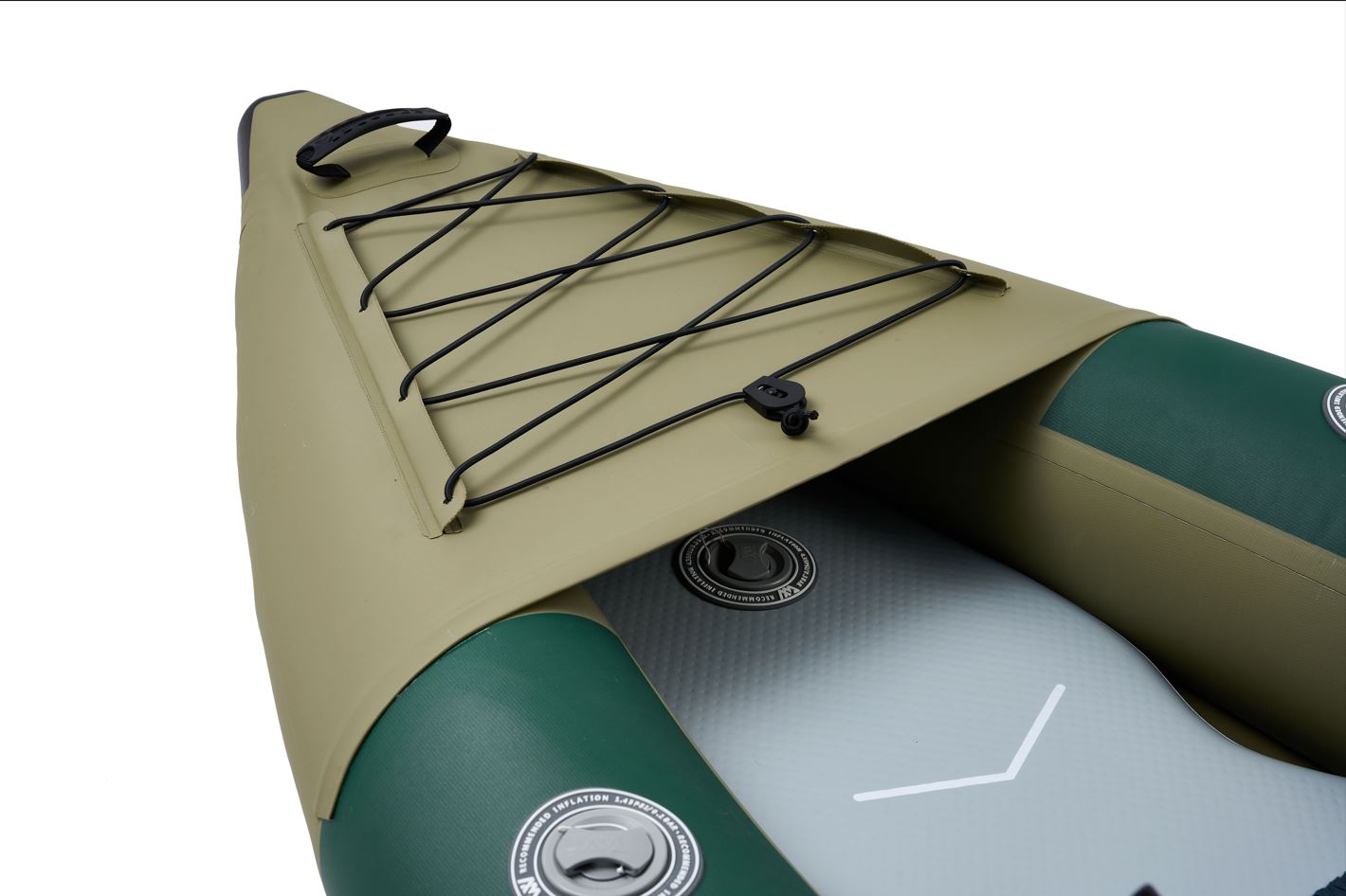 2023 Aqua Marina Caliber-398 Angling Inflatable Kayak (Both 1 or 2 Person) 13'1" GREEN