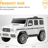 2025 Mercedes Benz G63 AMG 12V G Wagon Kids Ride On Car with Remote Control dimenstions