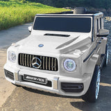 2025 Mercedes Benz G63 AMG 12V G Wagon Kids Ride On Car with Remote Control white