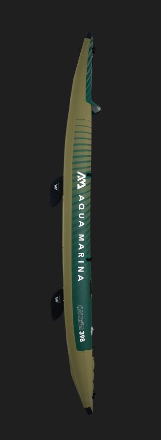 2023 Aqua Marina Caliber-398 Angling Inflatable Kayak (Both 1 or 2 Person) 13'1" GREEN