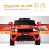 12V Fire Fighter Kids Ride On SUV Truck with Remote Control