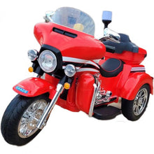 Load image into Gallery viewer, 12V Police Motorcycle Trike Ages 3-8