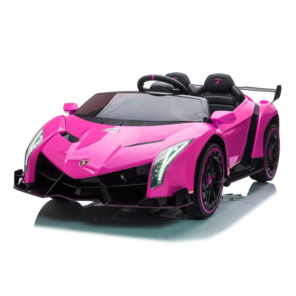 2026 UPGRADED Lamborghini Veneno 2x12V 4X4 2 Seater DELUXE Kids Ride On Car with Remote Control