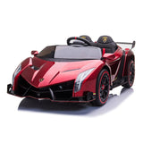 2026 UPGRADED Lamborghini Veneno 2x12V 4X4 2 Seater DELUXE Kids Ride On Car with Remote Control