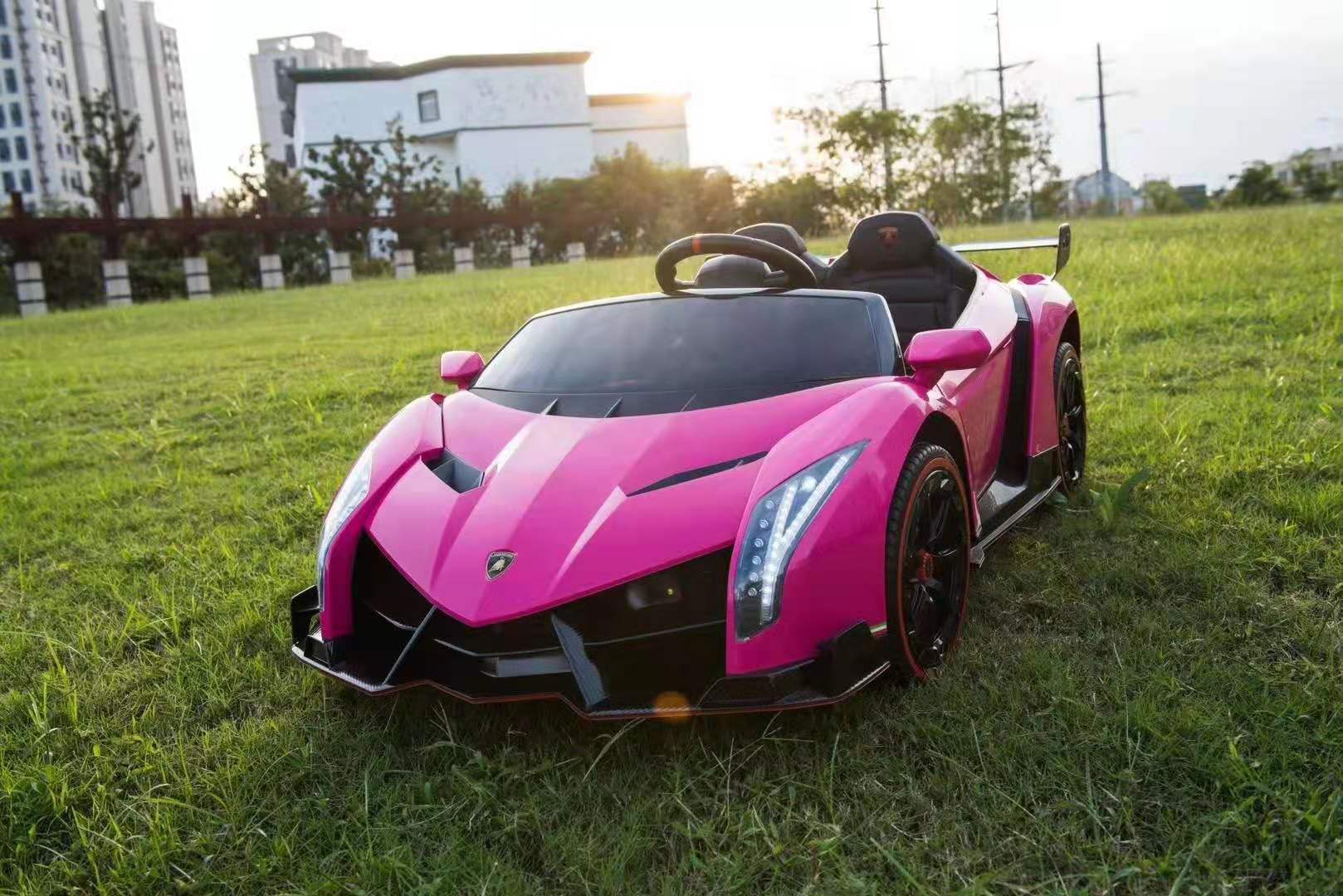 2026 UPGRADED Lamborghini Veneno 2x12V 4X4 2 Seater DELUXE Kids Ride On Car with Remote Control