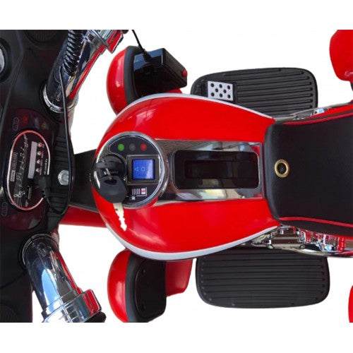 12V Police Motorcycle Trike Ages 3-8