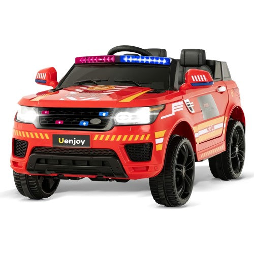 12V Fire Fighter Kids Ride On SUV Truck with Remote Control