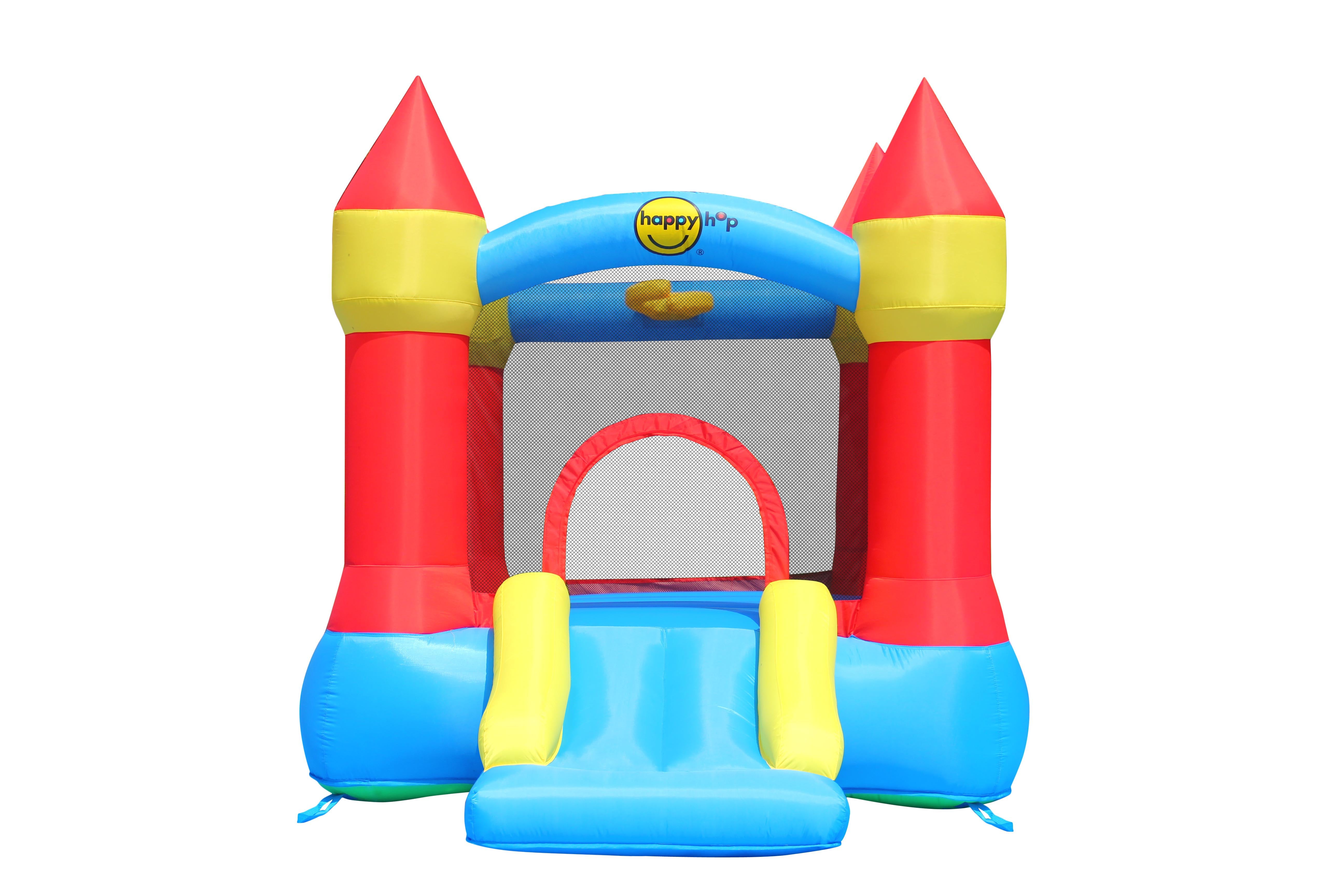 Happy Hop Bouncy Castle With Slide and Hoop