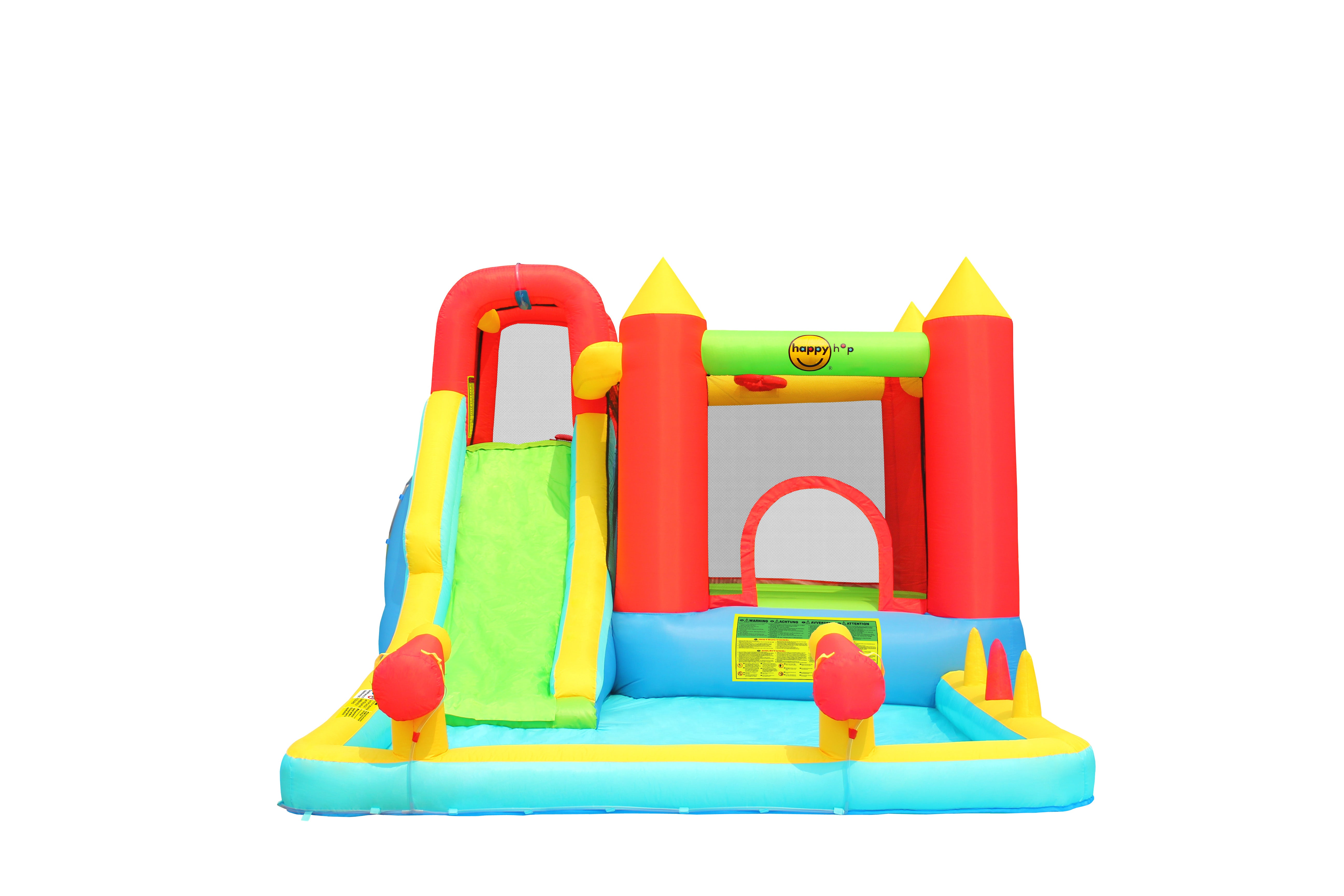 Happy Hop Jump and Splash Double Bouncer