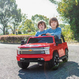 Chevy Silverado 24V 4X4 2 Seater DELUXE Kids Ride On Car with Remote Control