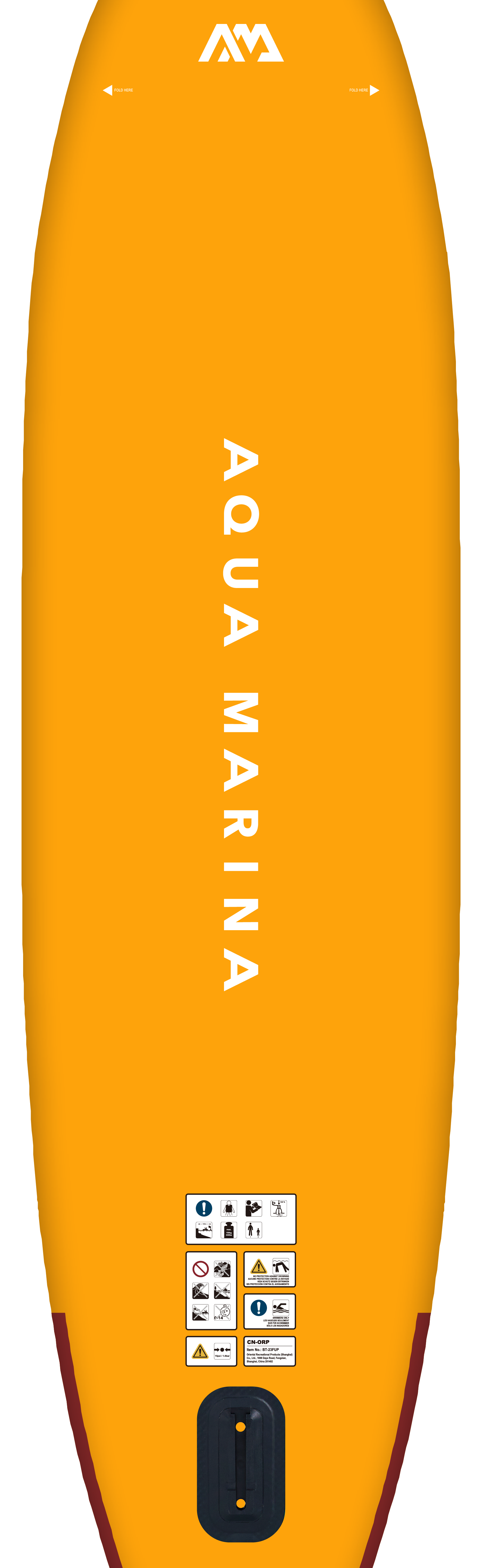 2023 Aqua Marina Fusion ISUP 10'10" ORANGE