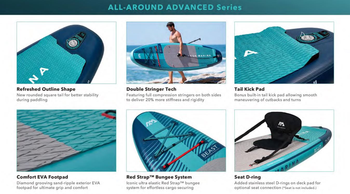 2023 Aqua Marina Coral ISUP 10'2" PURPLE