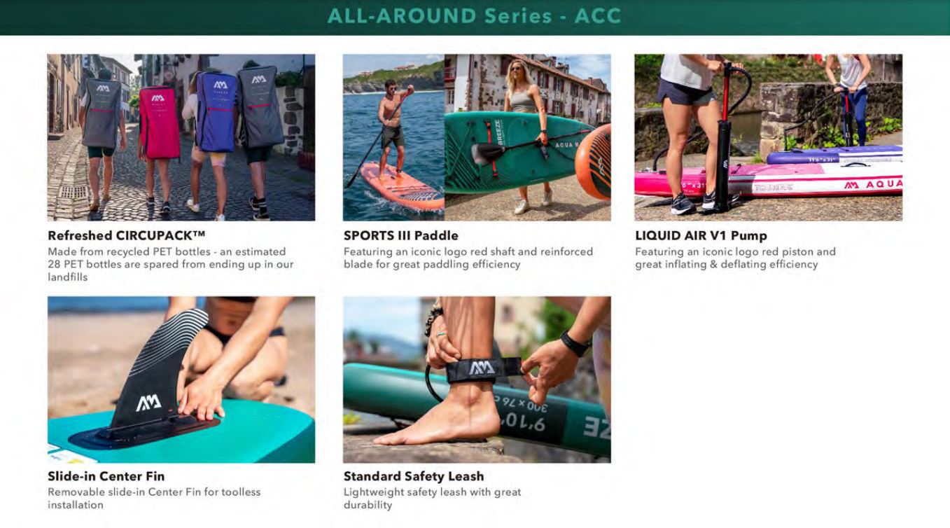 2023 Aqua Marina Breeze ISUP 9'10" GREEN
