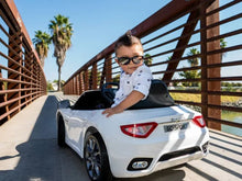 Load image into Gallery viewer, 2024 Maserati GranCabrio 12V Kids Ride On Car with Remote Control