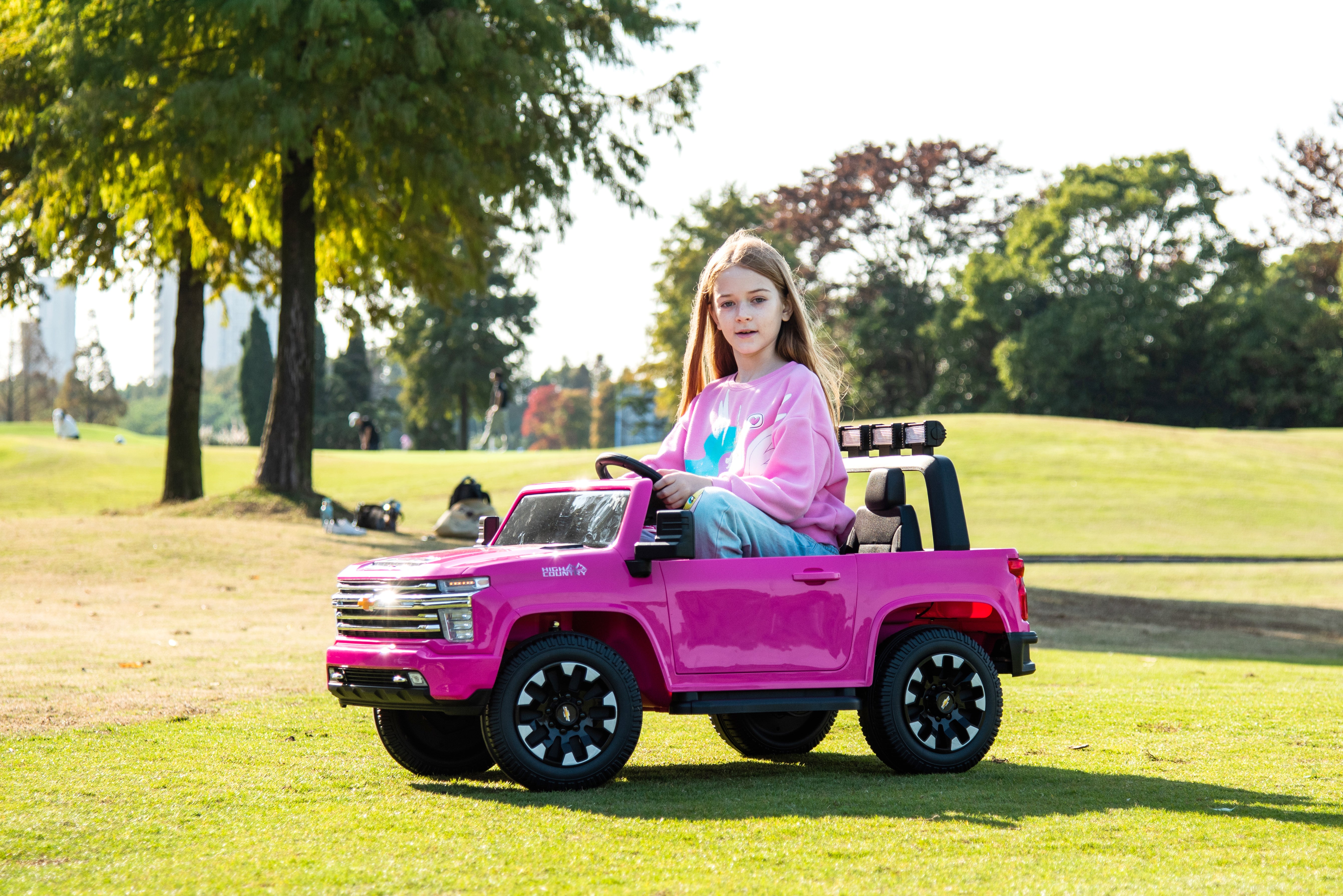 Chevy Silverado 24V 4X4 2 Seater DELUXE Kids Ride On Car with Remote Control