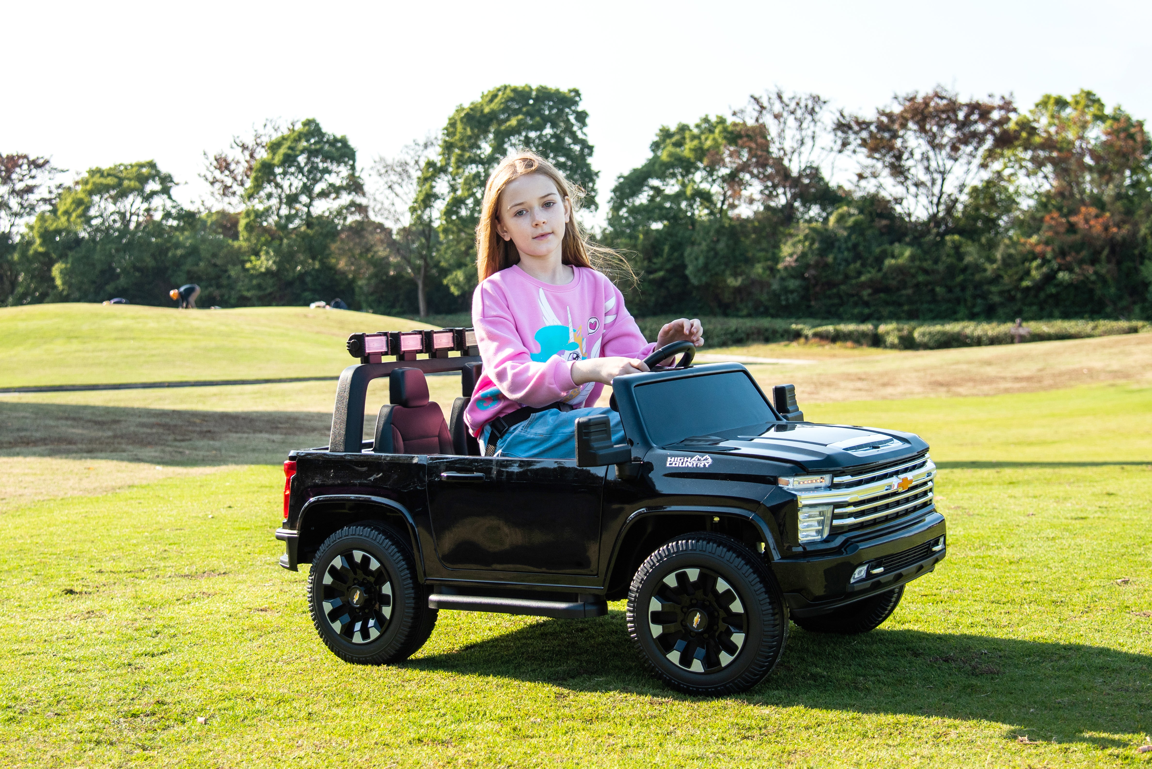 Chevy Silverado 24V 4X4 2 Seater DELUXE Kids Ride On Car with Remote Control