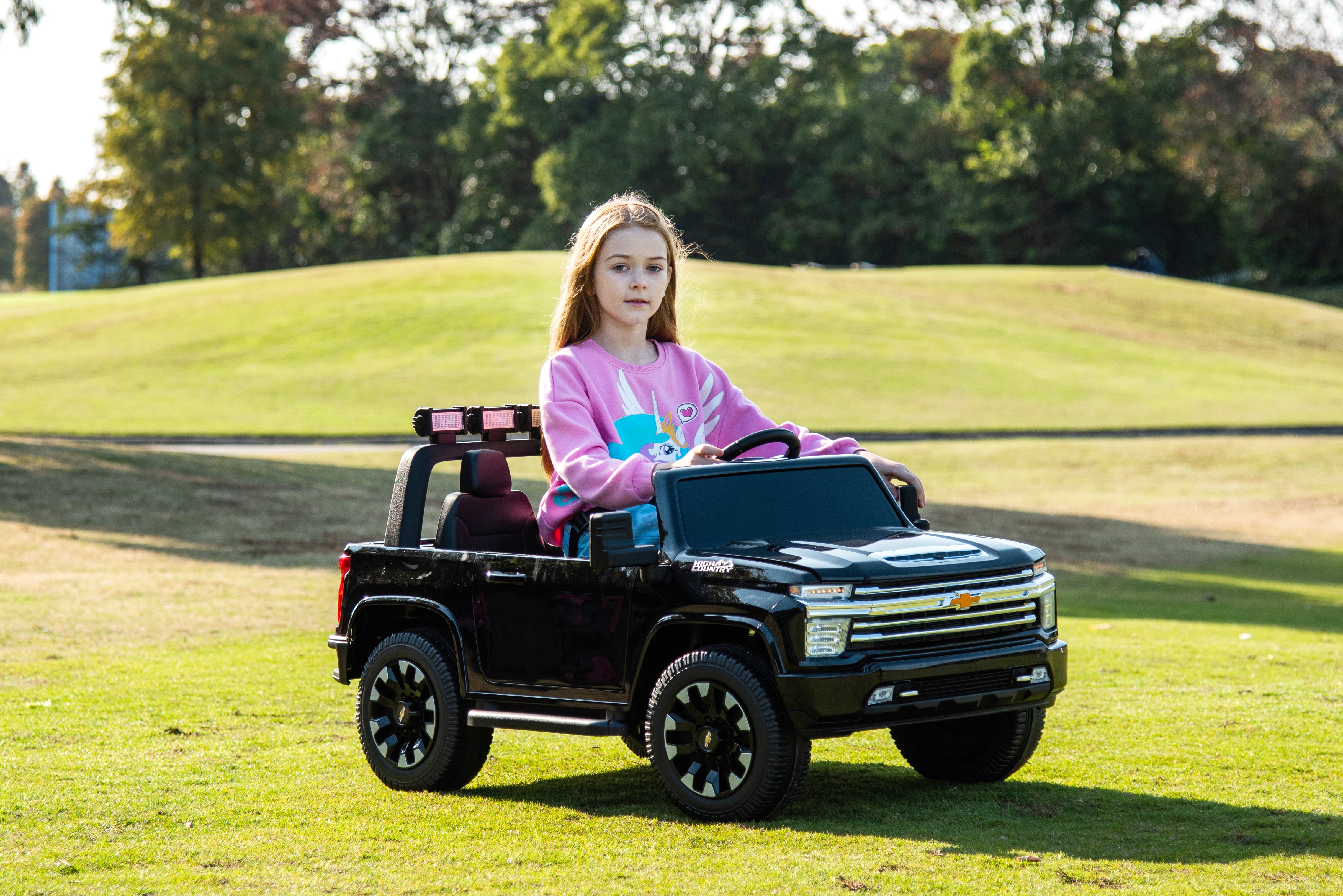 Chevy Silverado 24V 4X4 2 Seater DELUXE Kids Ride On Car with Remote Control